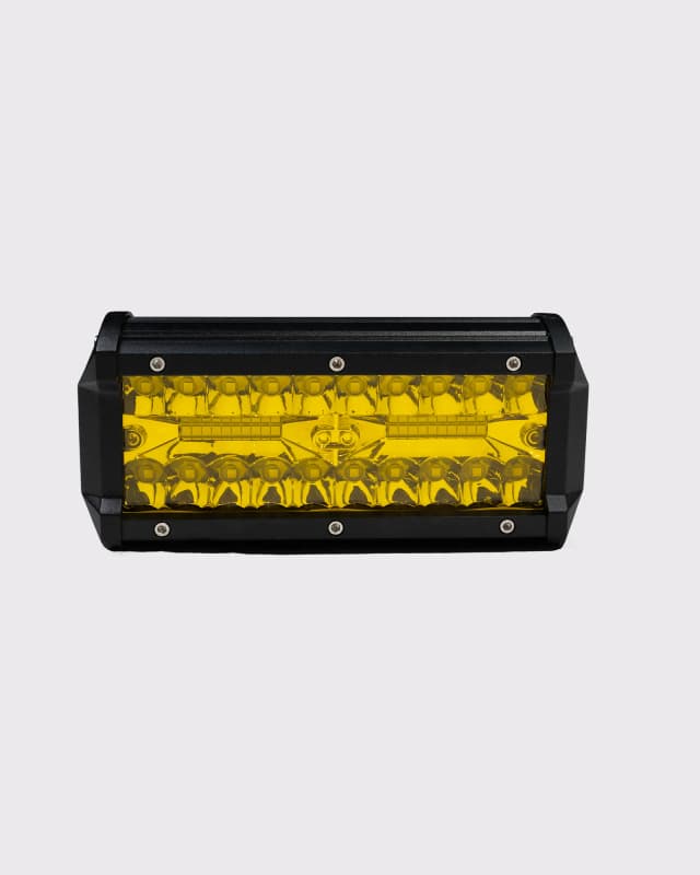 تصویر پروژکتور پیکاپی 120 وات  17 سانتی زرد جفتی (قابل نصب برای سپر فابریک نیسان پیکاپ) -MOP - لوازم آفرود و کمپینگ مارول لایف