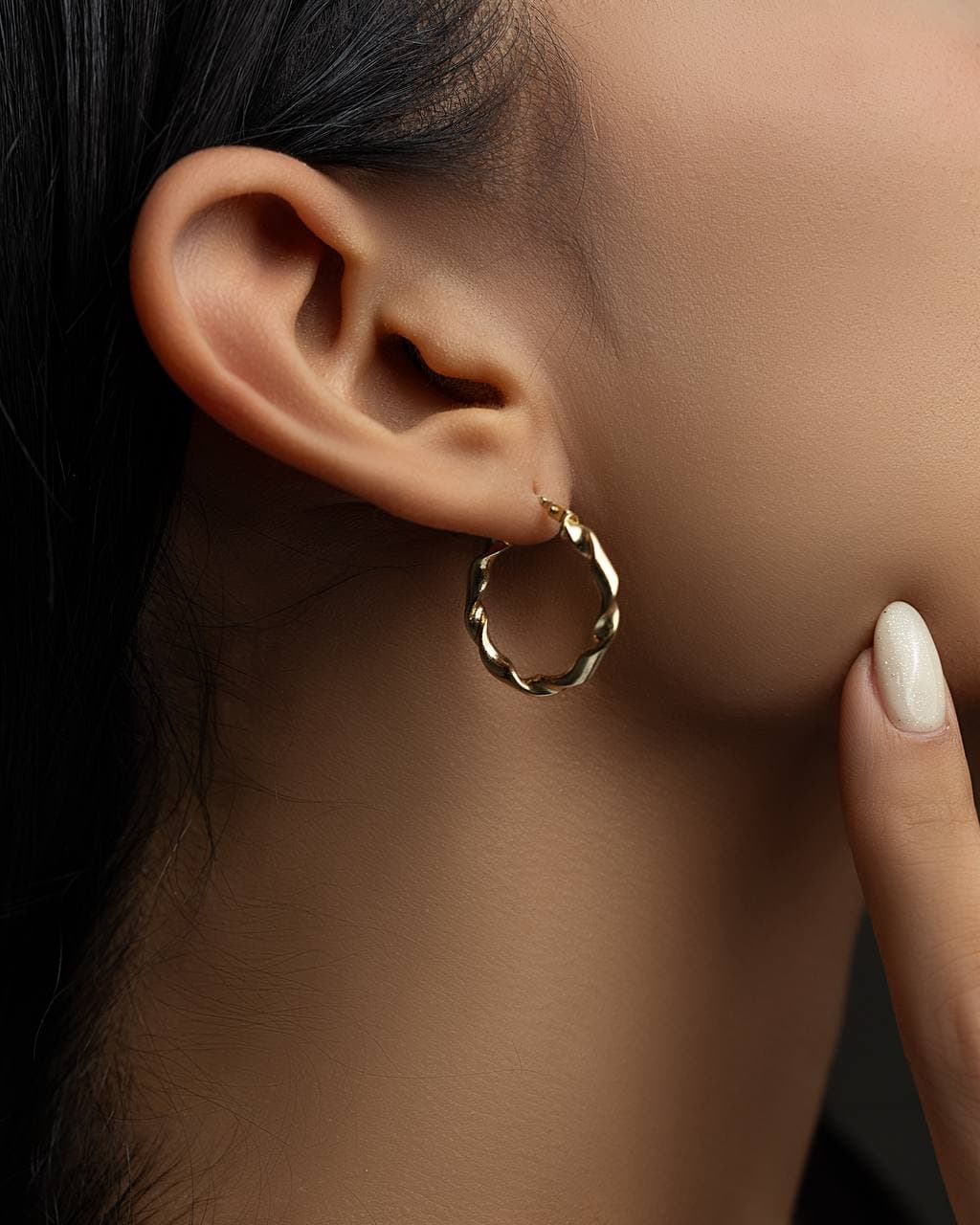 تصویر گوشواره لوکس7 - طلا و جواهر مارول لایف