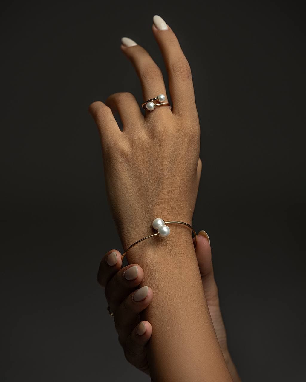 تصویر انگشتر مرواریدی1 - طلا و جواهر مارول لایف