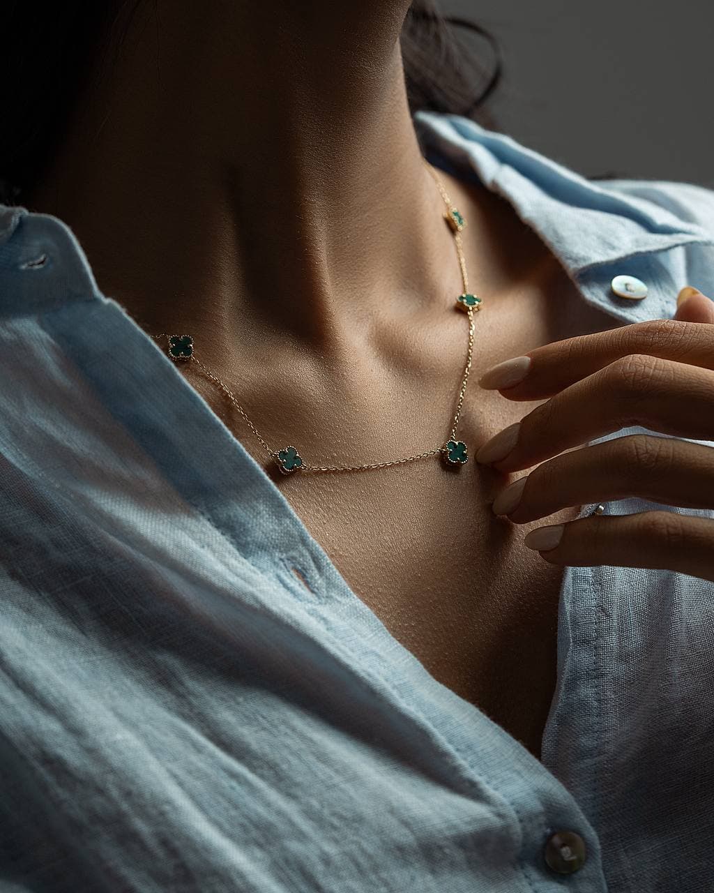 تصویر گردنبند ونکلیف7 - طلا و جواهر مارول لایف