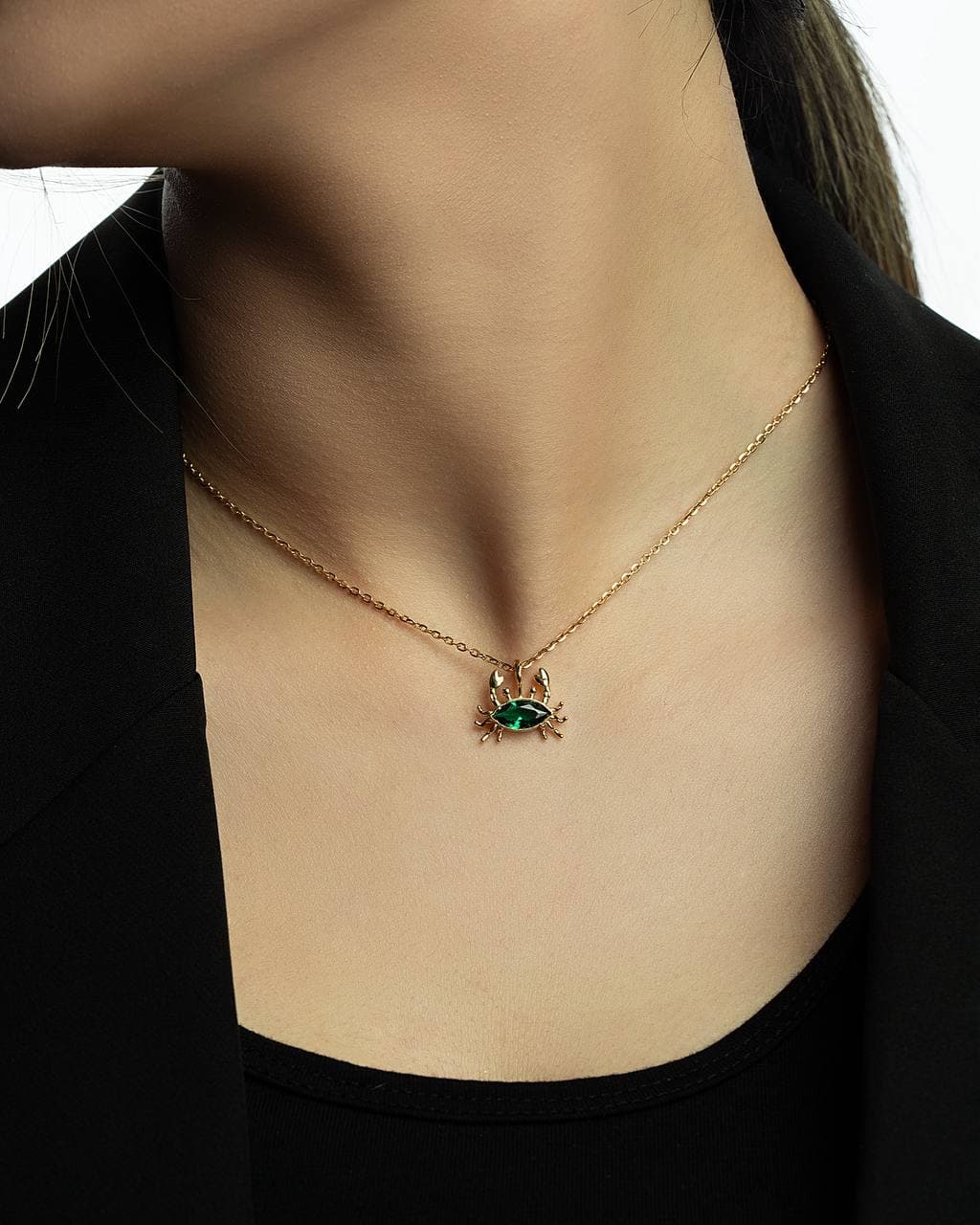 تصویر پلاک خرچنگ آبی - طلا و جواهر مارول لایف