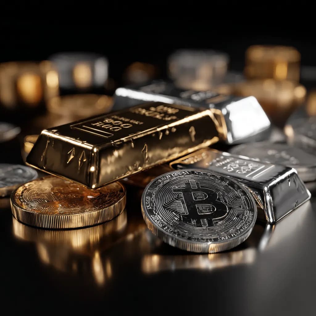 تصویر آینده سرمایه‌گذاری در نقره، طلا و بیت کوین؛ تحلیل کامل از روند بازار جهانی و ایران - مقاله مارول لایف